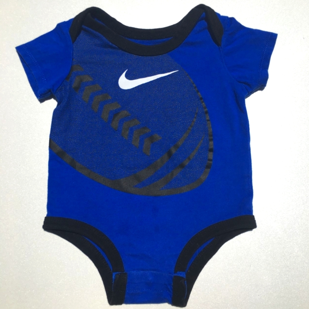 Nike Game Royal Football Onesie Size 6 Months Blue